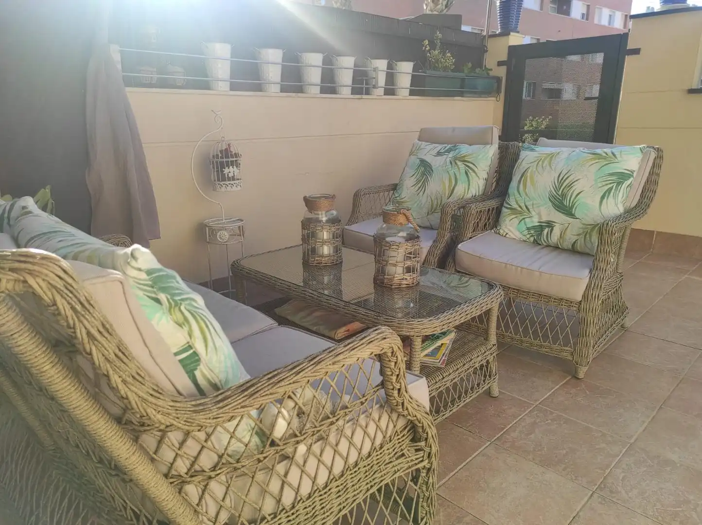 Terraza de Apartamento en venta en Lloret de Mar con Calefacción y Jardín privado