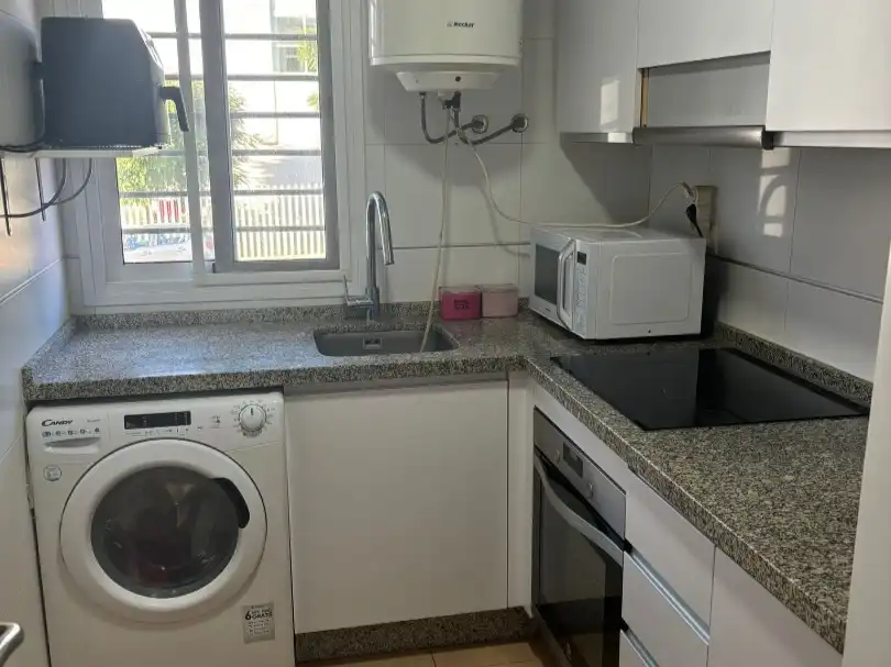 Küche von Wohnung zum Verkauf in Rincón de la Victoria mit Klimaanlage