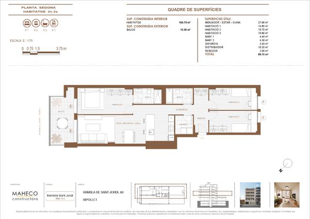 Piso en Venta en Rambla de Sant Jordi, 60 en Centre