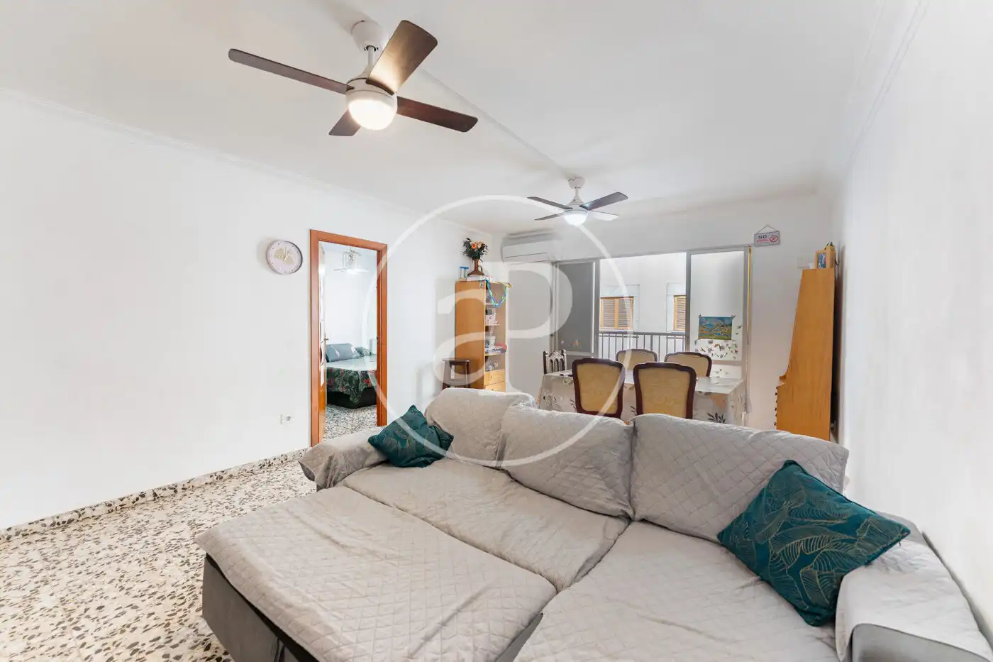 Sala d'estar de Pis en venda en  Palma de Mallorca amb Aire condicionat, Calefacció i Terrassa