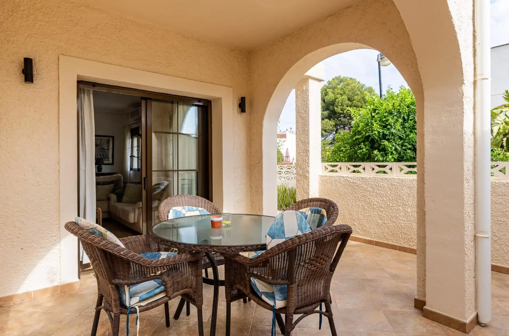 Terrassa de Casa o xalet en venda en L'Alfàs del Pi amb Aire condicionat, Calefacció i Jardí privat