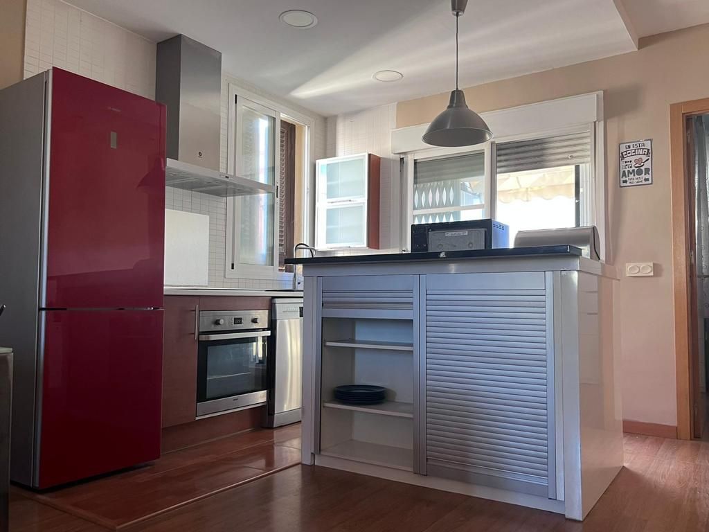 Kitchen of Attic for sale in  Melilla Capital  with Air Conditioner, Parquet flooring and Terrace