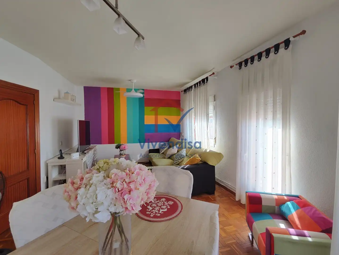 Sala d'estar de Pis en venda en Guadalajara amb Calefacció i Terrassa