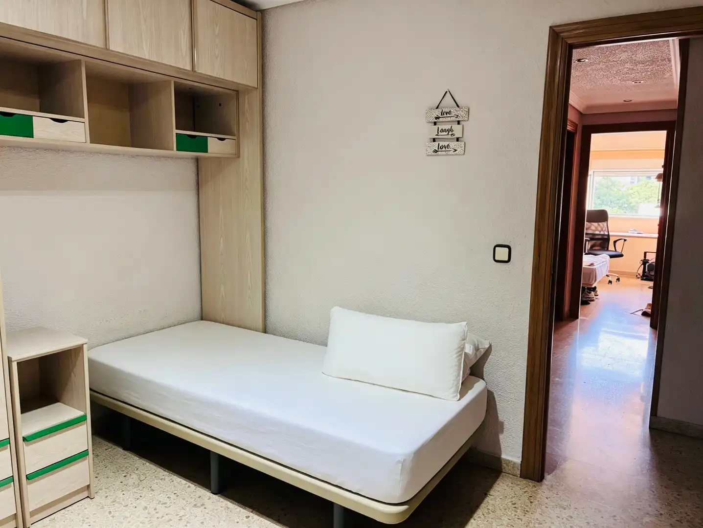 Bedroom of Flat for sale in Valencia  with Air Conditioner, Heating and Terrace