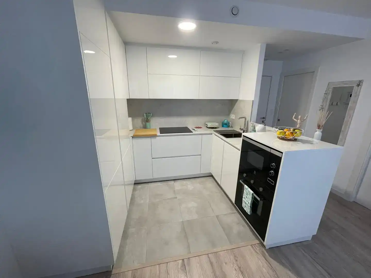 Kitchen of Flat for sale in A Parda