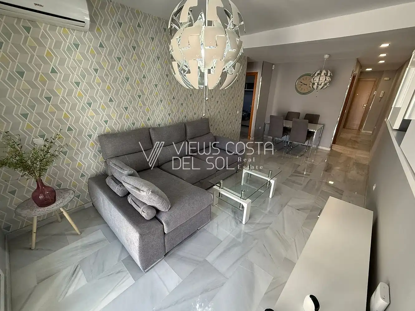 Sala d'estar de Apartament en venda en Vélez-Málaga amb Aire condicionat, Calefacció i Jardí privat