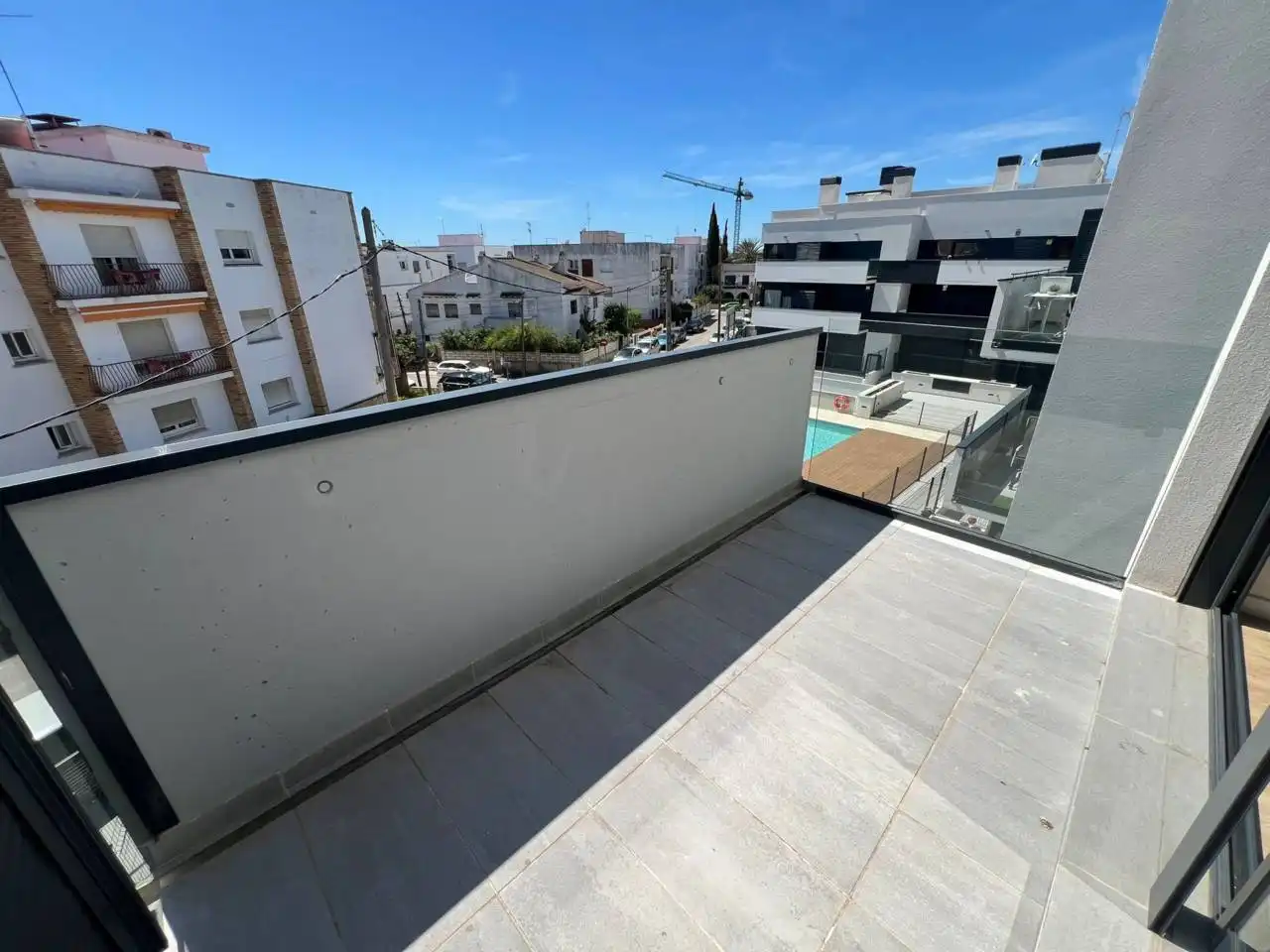 Terrace of Apartments for sale in Cubelles  with Air Conditioner, Heating and Parquet flooring
