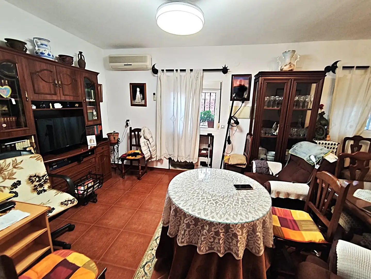 Wohnzimmer von Haus oder Chalet zum Verkauf in Mérida mit Klimaanlage und Heizung