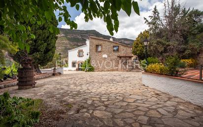 Exterior view of Country house for sale in Bigues i Riells  with Air Conditioner and Swimming Pool