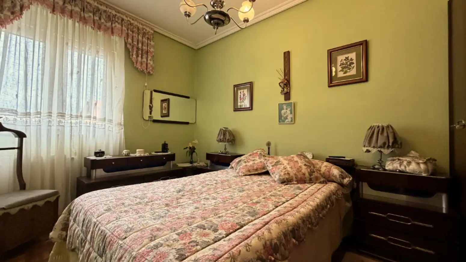 Schlafzimmer von Wohnung zum Verkauf in Torrelavega  mit Heizung und Möbliert