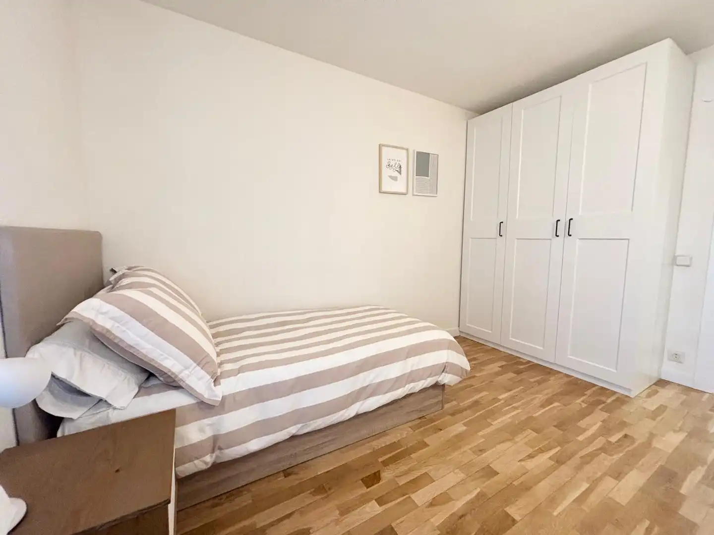 Bedroom of Flat for rent in  Pamplona / Iruña  with Heating, Parquet flooring and Terrace