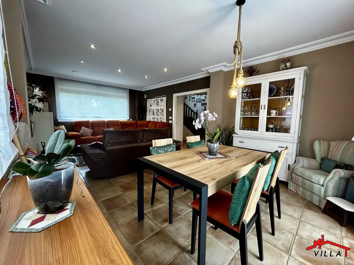 Comedor de Casa o chalet en venta en Bárcena de Cicero con Calefacción, Terraza y Amueblado