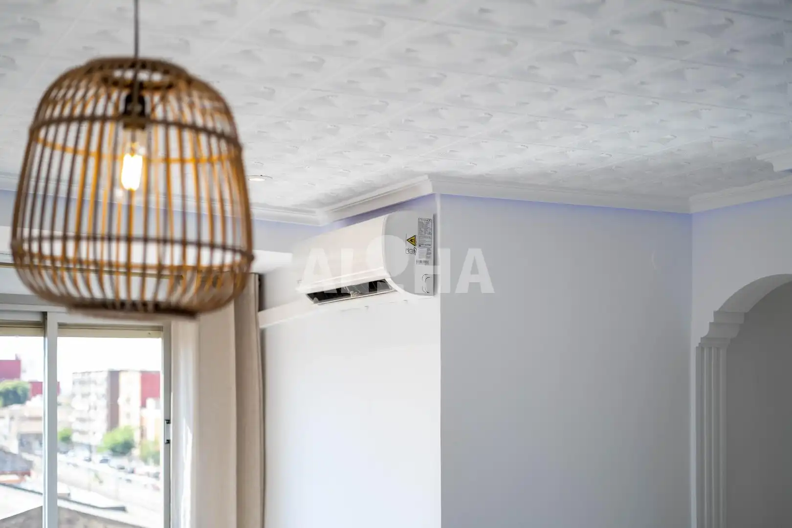 Bedroom of Apartments for rent in Alfara del Patriarca  with Air Conditioner, Terrace and Furnished