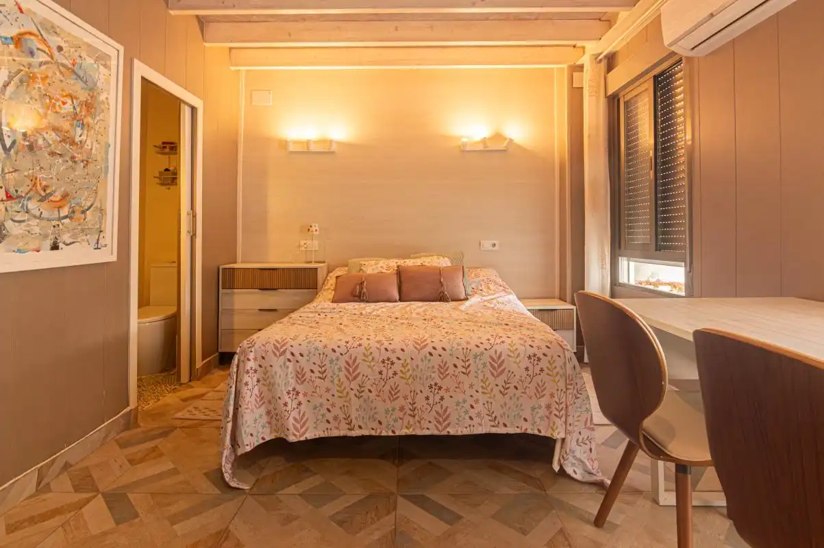 Bedroom of Houses for sale in Oliva  with Air Conditioner, Heating and Private garden