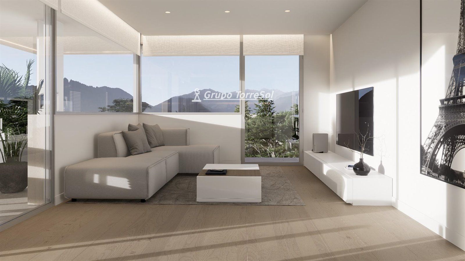 Sala de estar de Piso en venta en Cunit con Aire acondicionado, Calefacción y Terraza