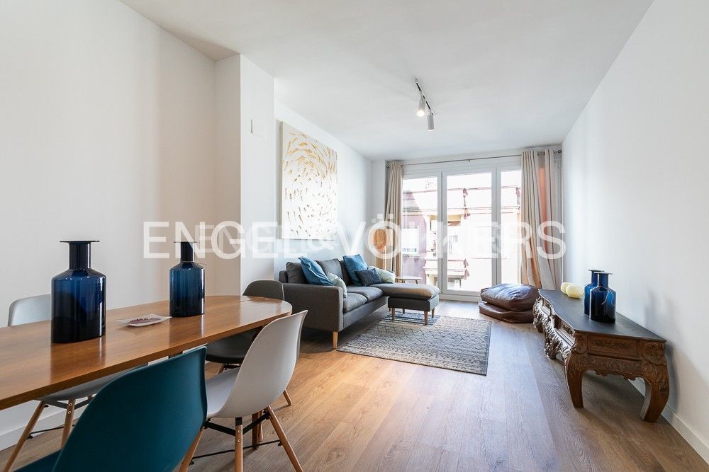 Sala d'estar de Apartament de lloguer en  Valencia Capital amb Aire condicionat, Calefacció i Parquet