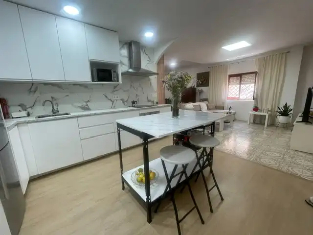 Küche von Erdgeschoss zum Verkauf in Villajoyosa / La Vila Joiosa mit Terrasse und Möbliert