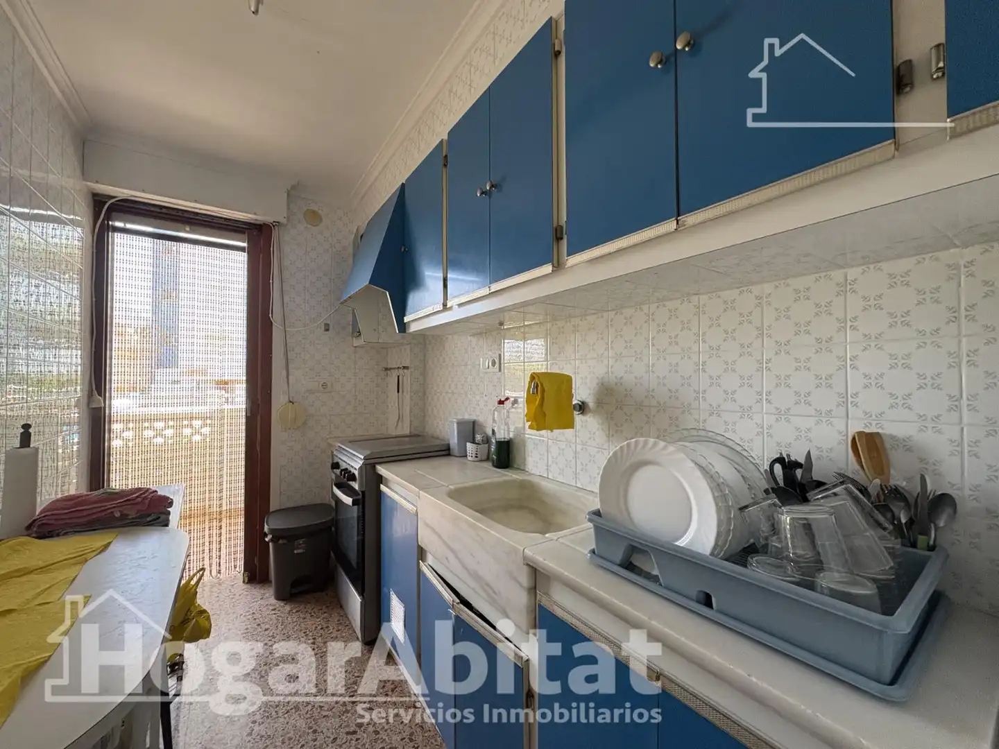 Kitchen of Flat for sale in Tavernes de la Valldigna  with Terrace and Balcony