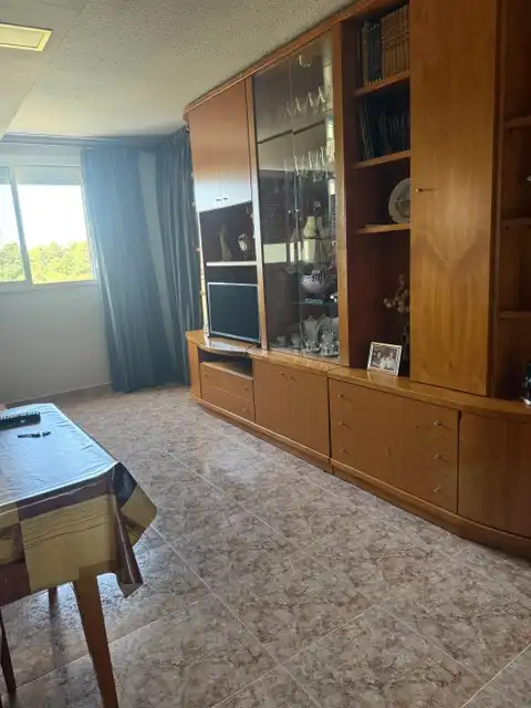 Living room of Flat for sale in Badia del Vallès  with Air Conditioner, Heating and Furnished