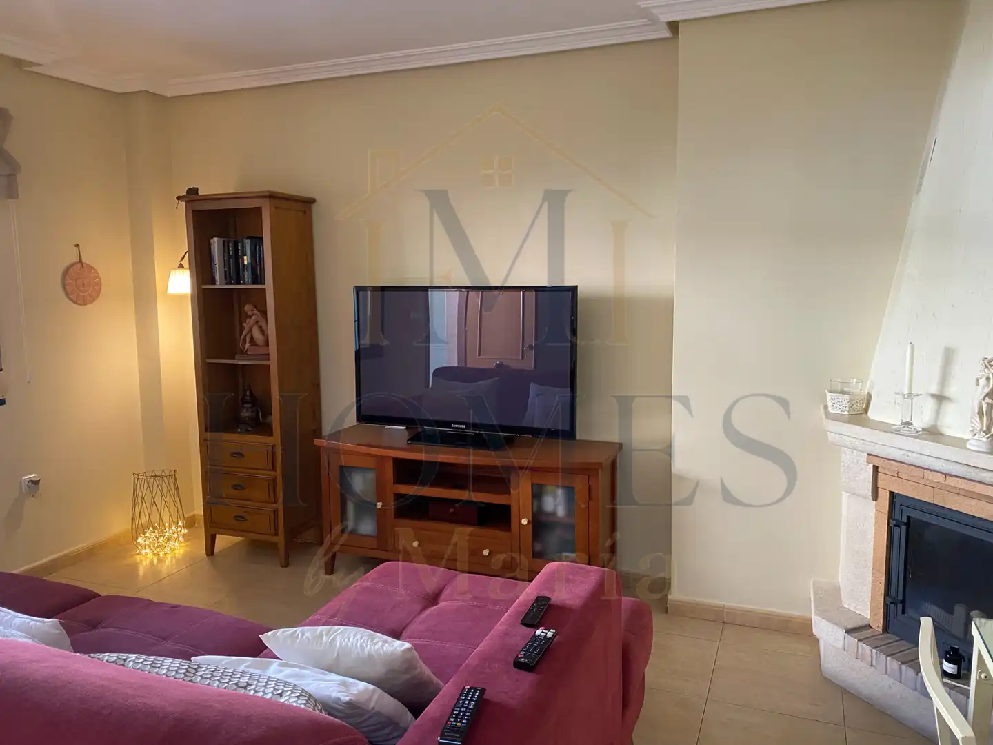 Wohnzimmer von Haus oder Chalet zum Verkauf in Elche / Elx mit Klimaanlage, Privatgarten und Terrasse