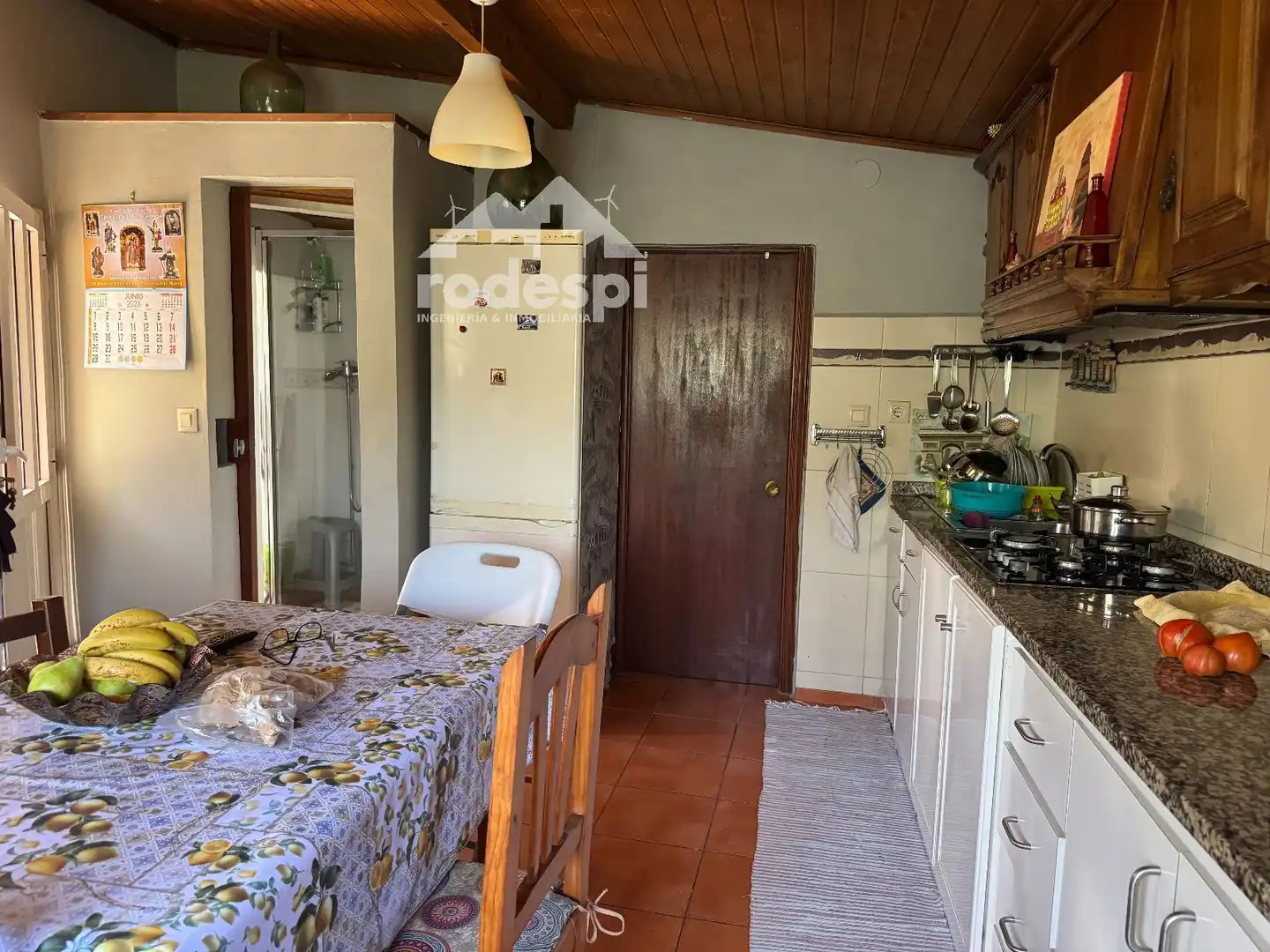 Cuina de Casa o xalet en venda en Arbo amb Moblat