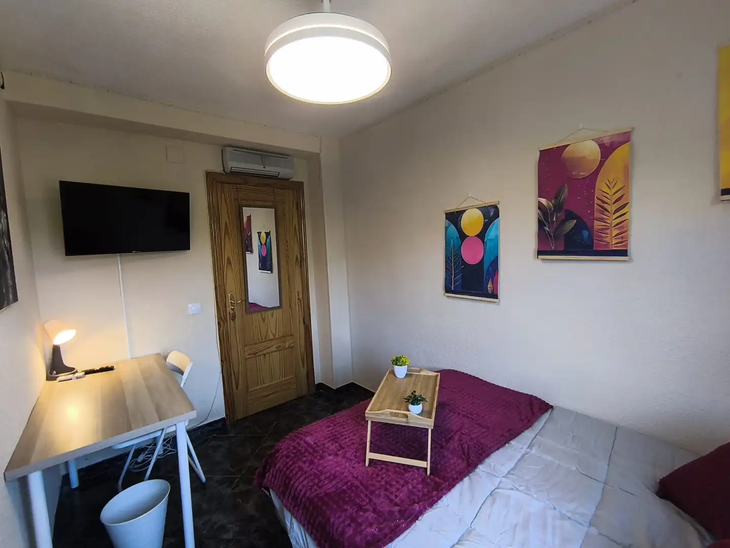 Bedroom of Flat for share in Collado Villalba  with Heating, Terrace and Furnished