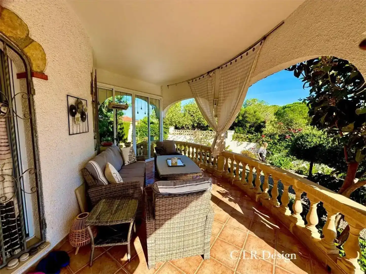 Terraza de Casa o chalet en venta en Mont-roig del Camp con Aire acondicionado, Piscina y Balcón