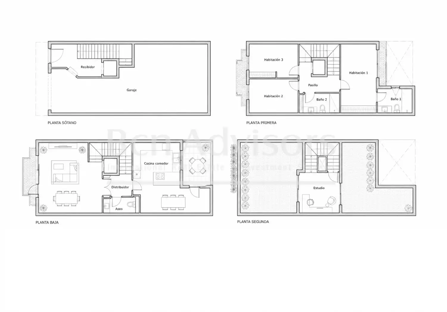 Casa a schiera con terrazza in vendita a Passatge de Puigmadrona, imagen 45