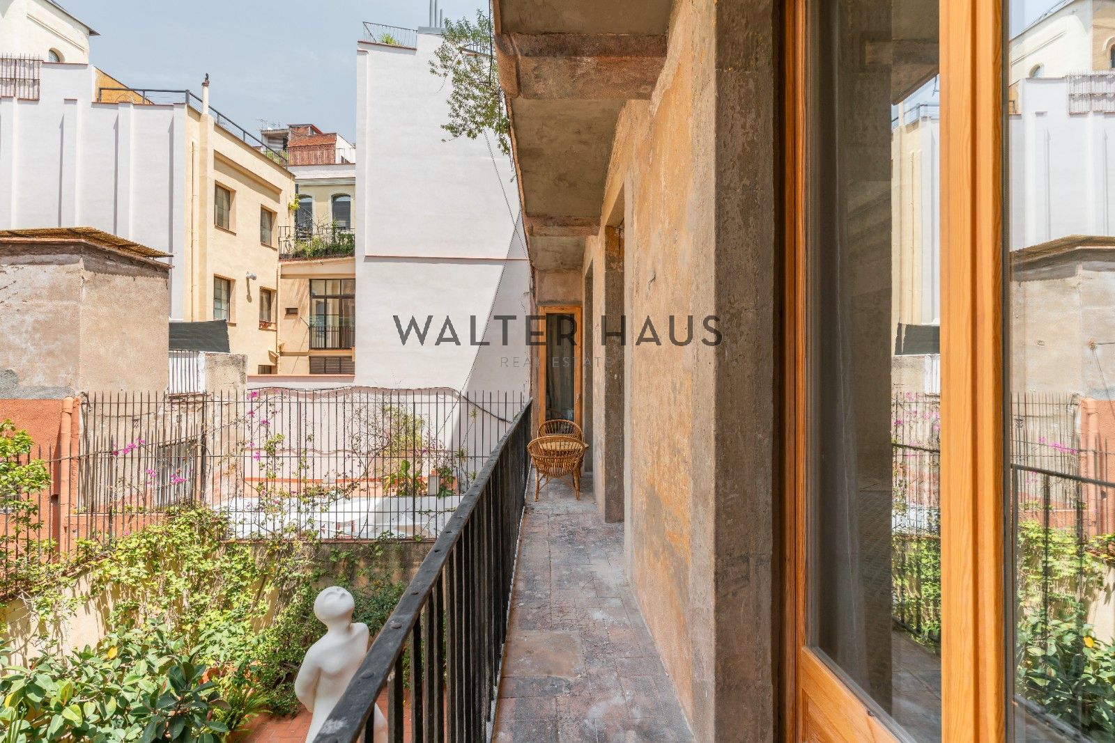 Terrace of Flat for sale in  Barcelona Capital  with Air Conditioner, Heating and Parquet flooring