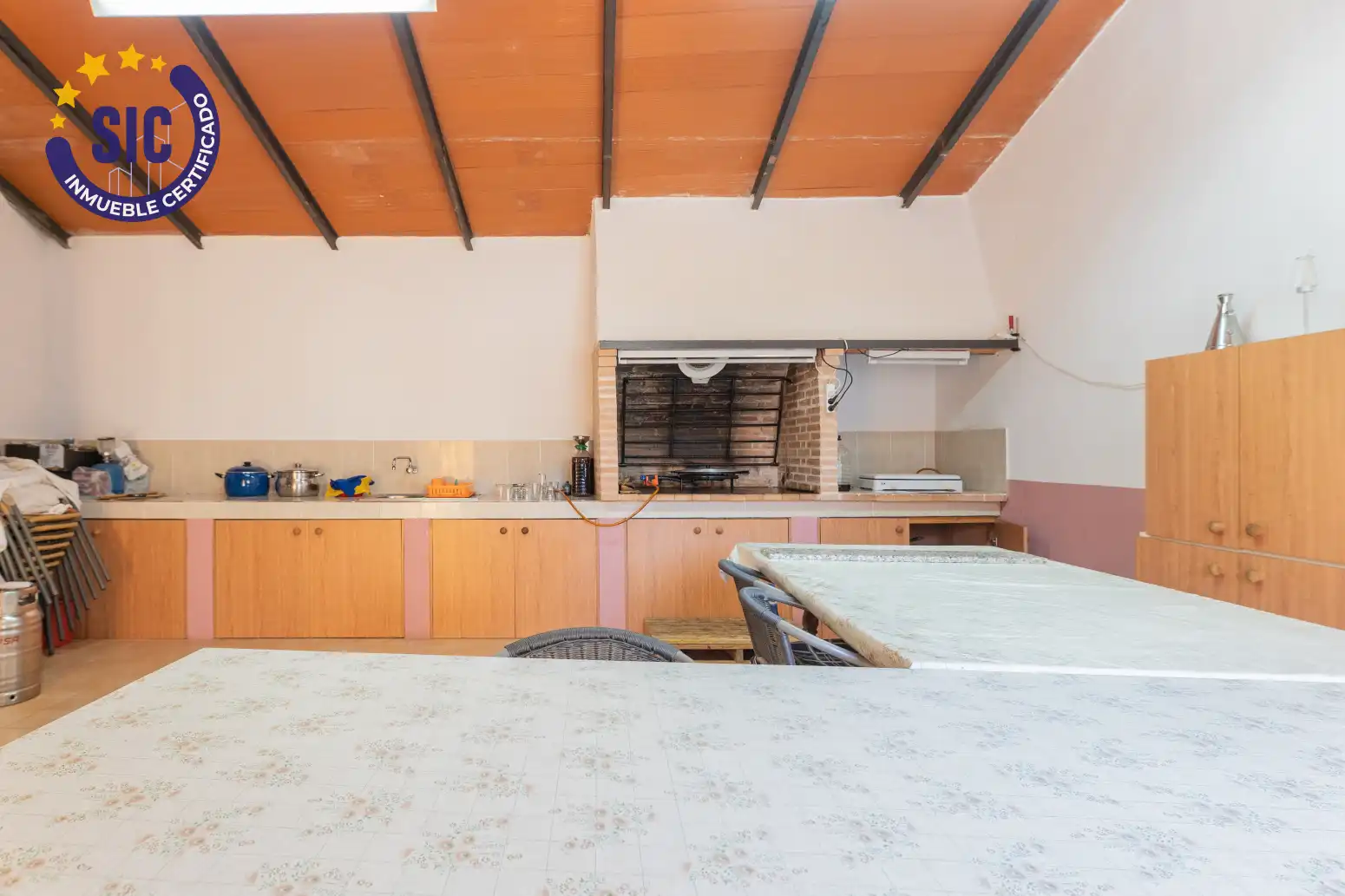 Cocina de Casa o chalet en venta en Hontecillas con Calefacción, Terraza y Amueblado
