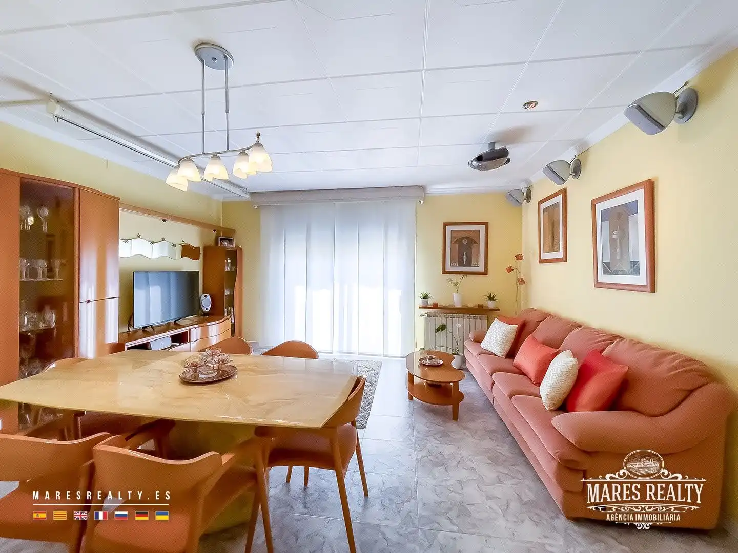Sala d'estar de Casa adosada en venda en Lloret de Mar amb Aire condicionat, Calefacció i Traster