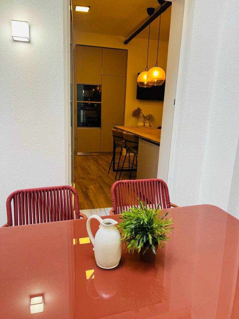 Kitchen of Flat to rent in  Madrid Capital  with Air Conditioner, Heating and Parquet flooring