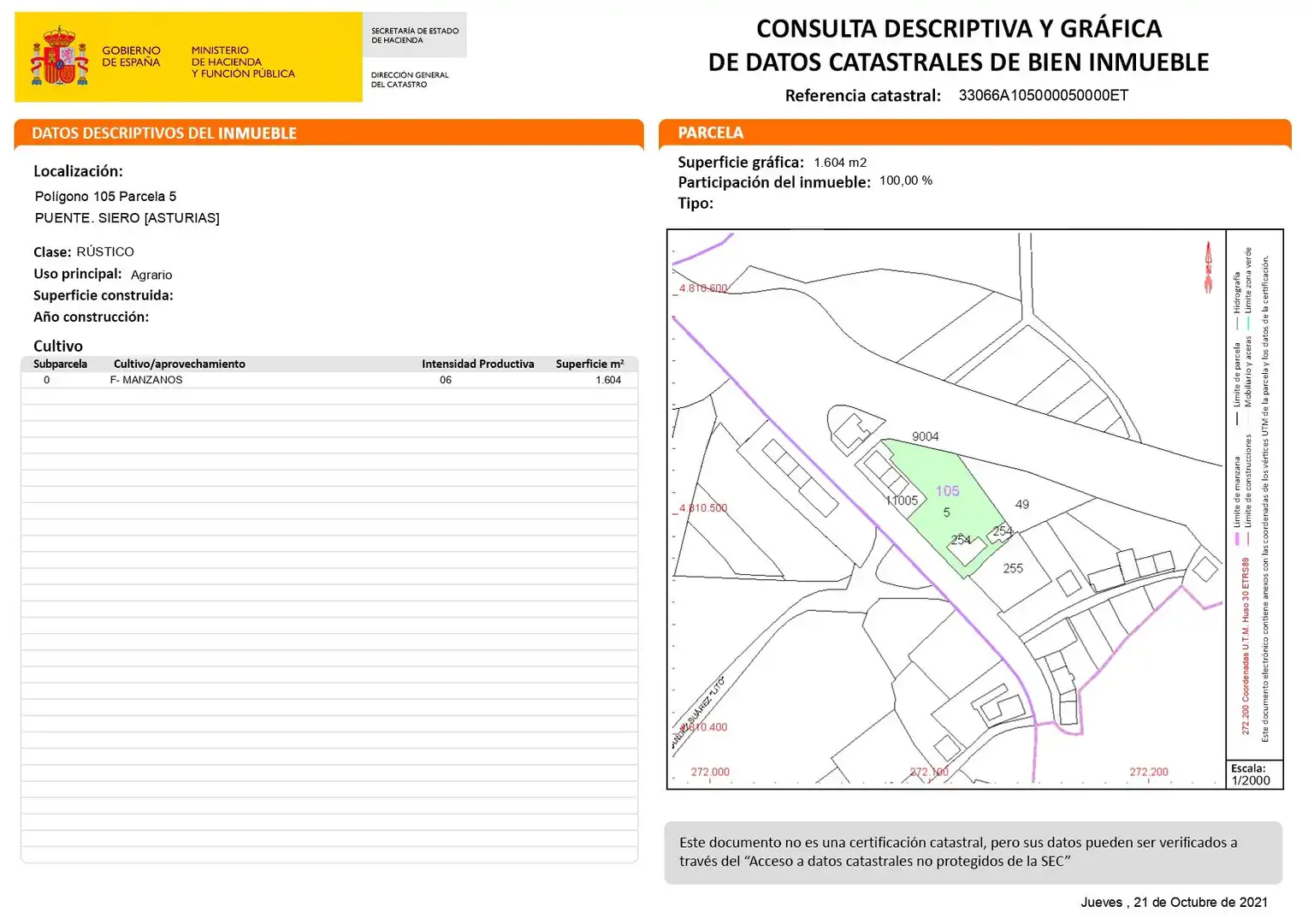 Residential land for sale in Calle Conde de Santa Barbara 31