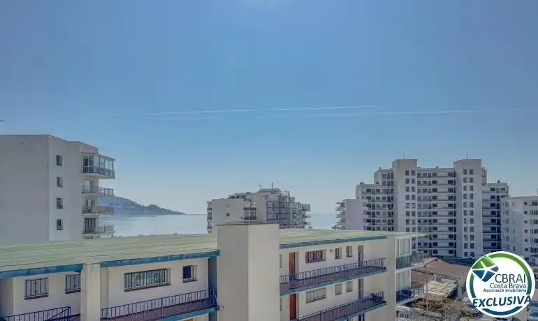 Bedroom of Apartments for sale in Roses  with Heating, Terrace and Furnished