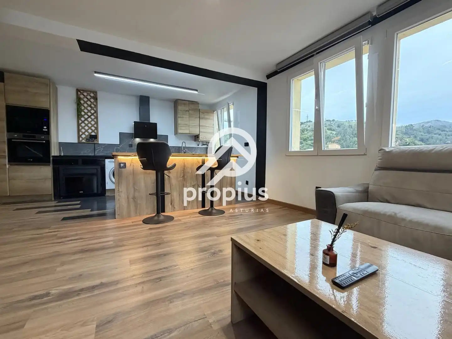 Sala de estar de Piso en venta en Parres, Asturias
