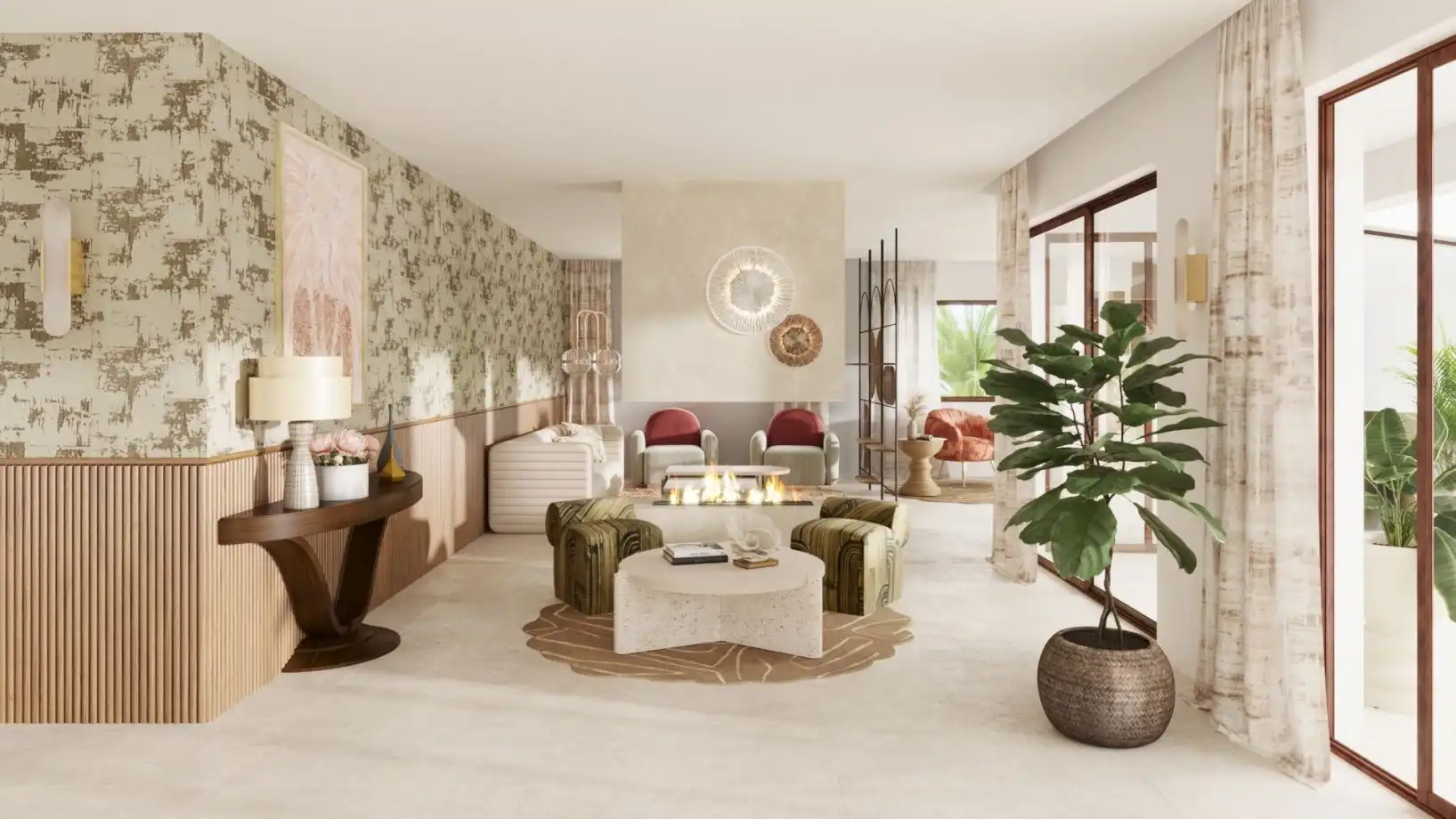Sala d'estar de Casa o xalet en venda en L'Alfàs del Pi amb Aire condicionat, Calefacció i Jardí privat