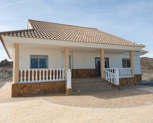 Vista exterior de Finca rústica en venda en Lorca amb Jardí privat, Terrassa i Piscina