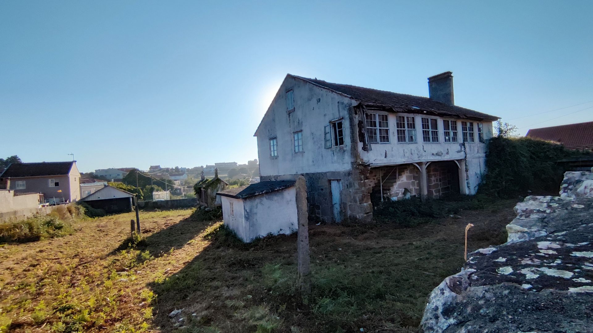 Vista exterior de Finca rústica en venda en Nigrán amb Jardí privat
