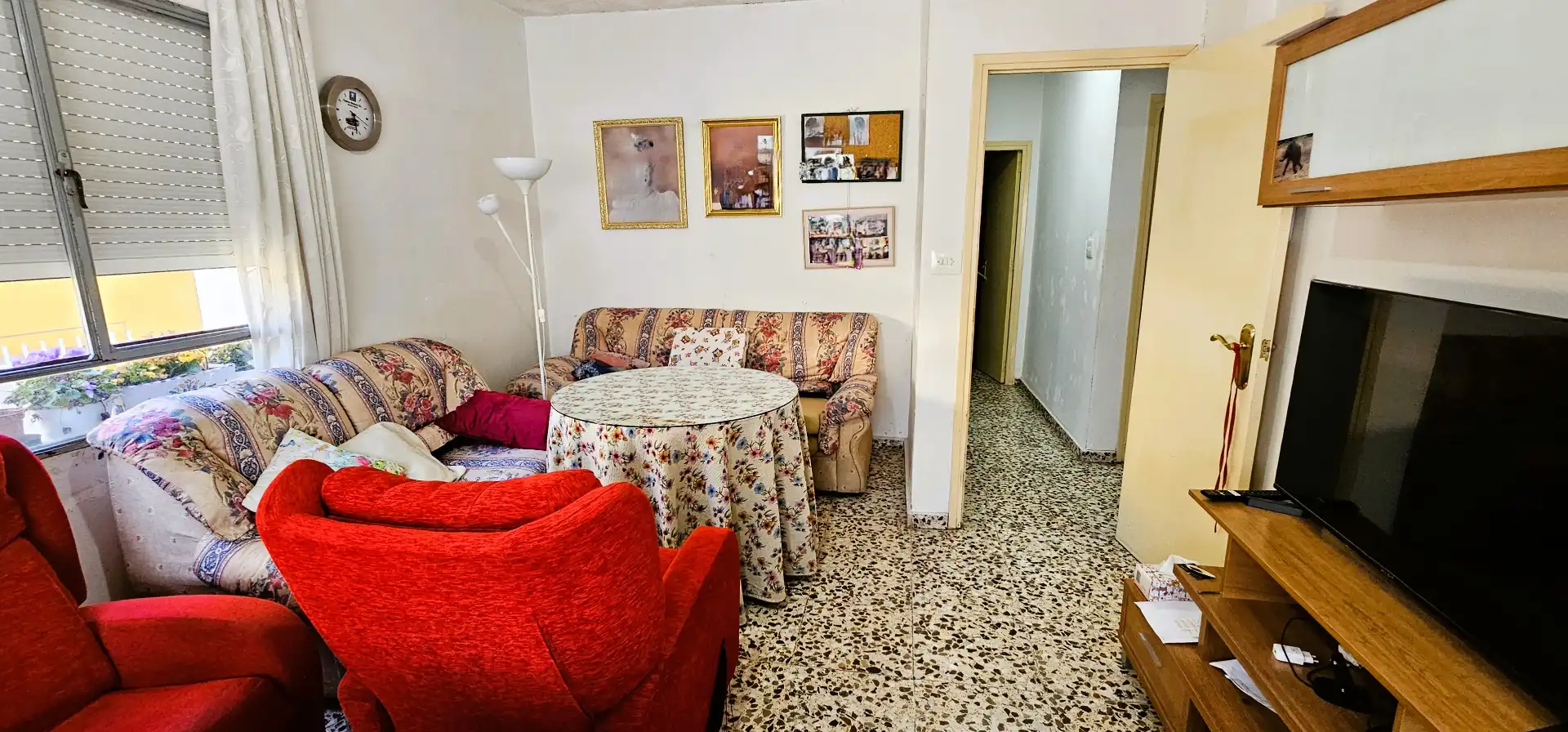 Sala d'estar de Pis en venda en Alhama de Murcia amb Aire condicionat, Traster i Moblat