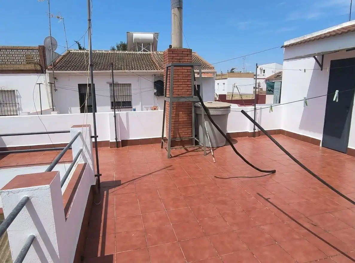 Terraza de Casa adosada en venta en Benacazón con Aire acondicionado y Amueblado