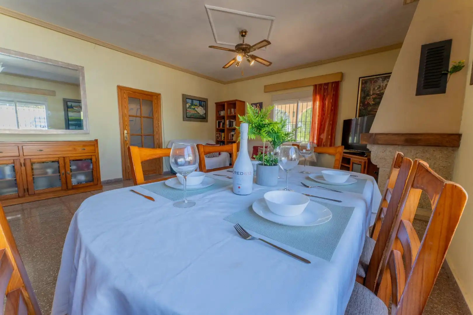 Comedor de Casa o chalet en venta en Elche / Elx con Aire acondicionado, Terraza y Piscina
