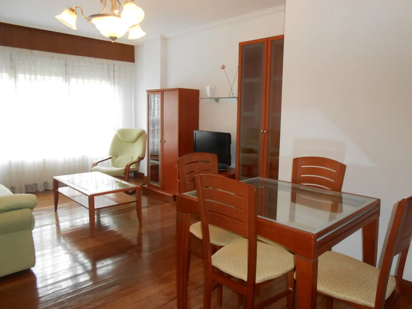 Living room of Flat for rent in Bilbao   with Heating, Furnished and Balcony