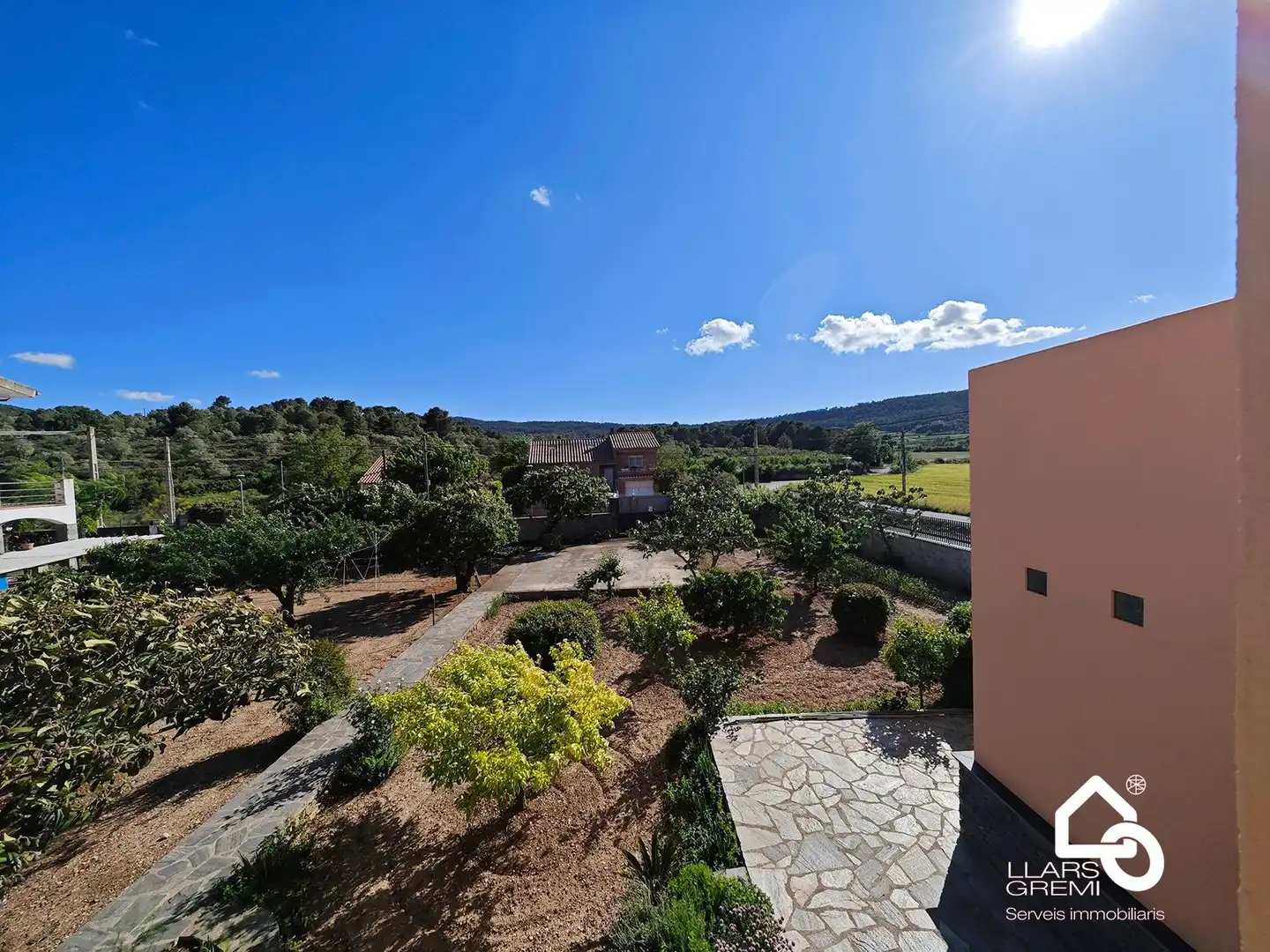 Terrassa de Casa o xalet en venda en La Llacuna amb Calefacció, Jardí privat i Terrassa