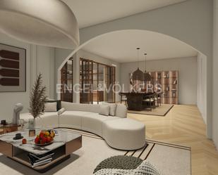 Sala d'estar de Apartament en venda en  Barcelona Capital amb Aire condicionat, Calefacció i Parquet