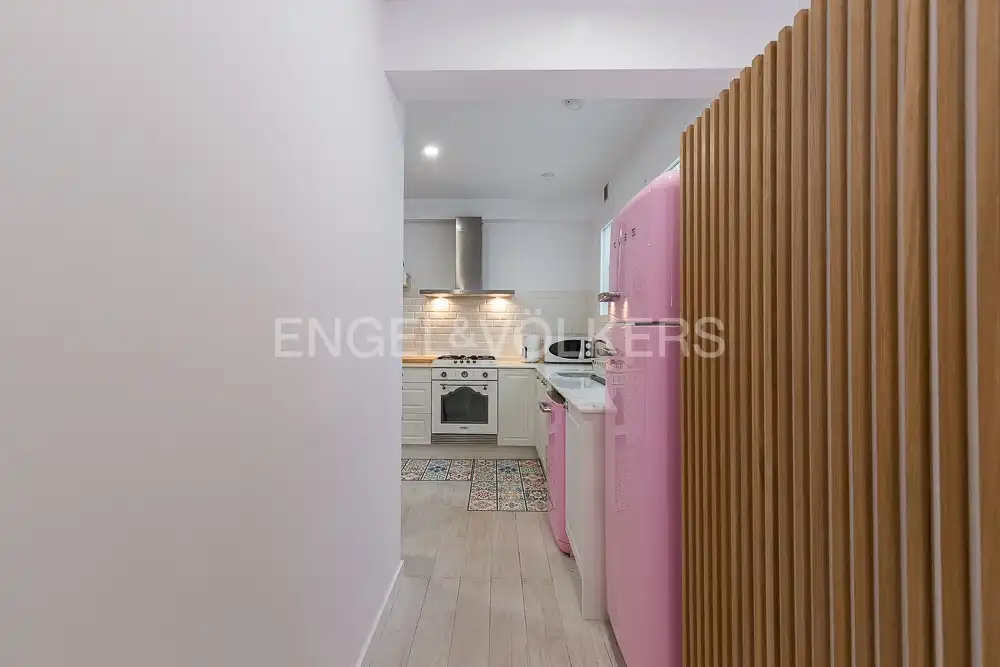 Cocina de Piso de alquiler en Valencia con Aire acondicionado, Calefacción y Amueblado