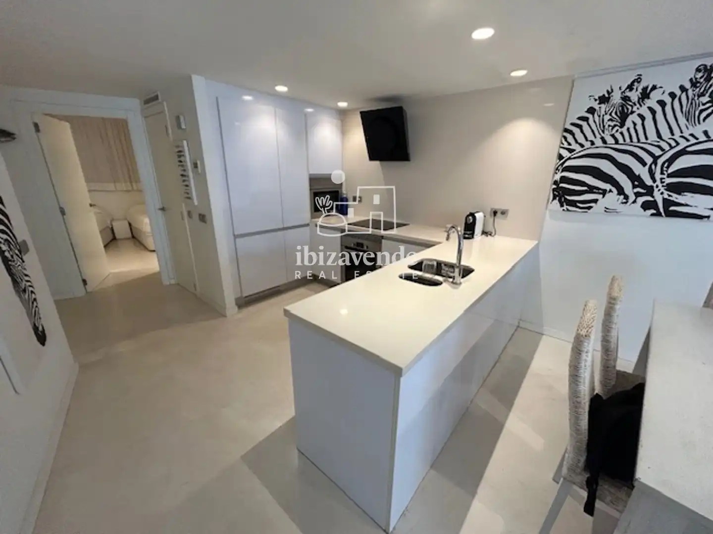 Kitchen of Flat for sale in Formentera  with Air Conditioner, Terrace and Furnished