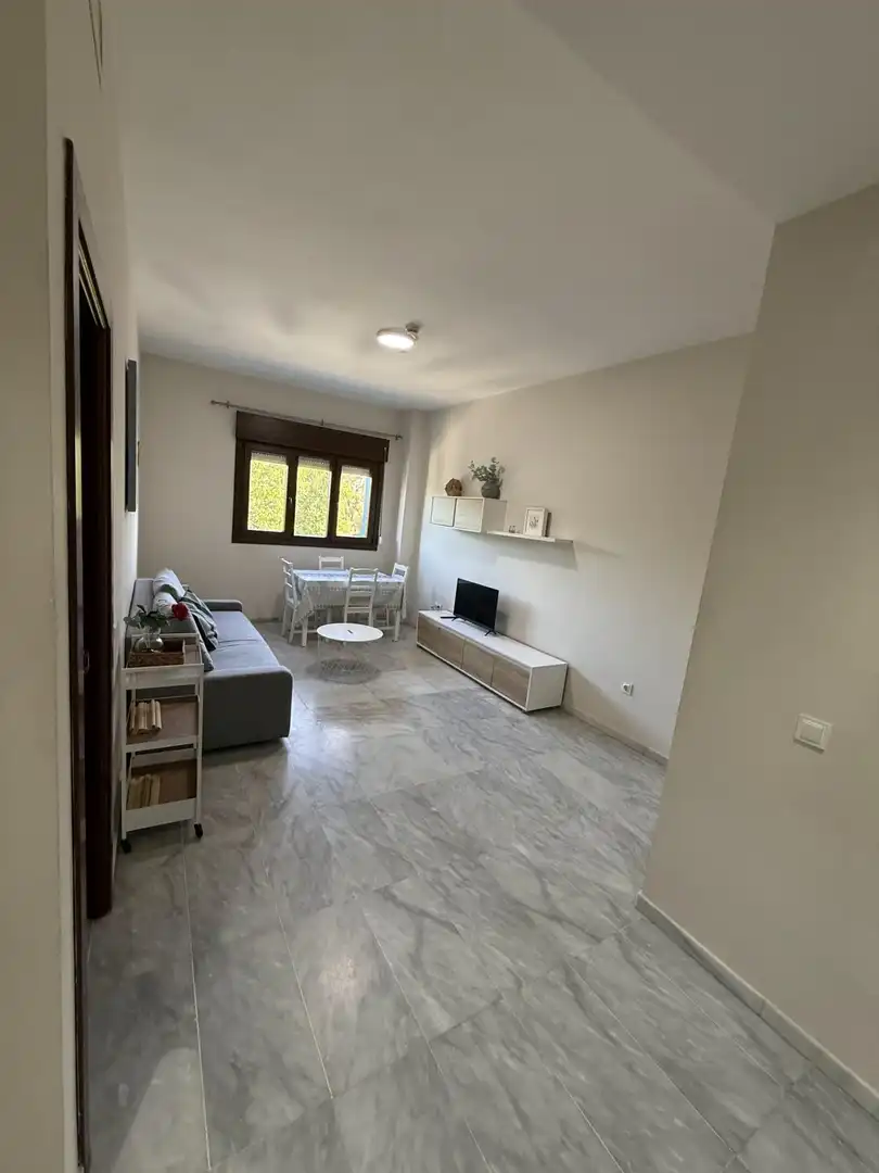Sala d'estar de Pis en venda en Bormujos amb Aire condicionat i Piscina comunitària