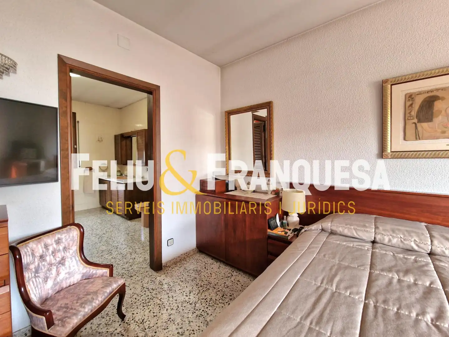 Bedroom of Houses for sale in Sant Cugat del Vallès  with Heating, Private garden and Terrace