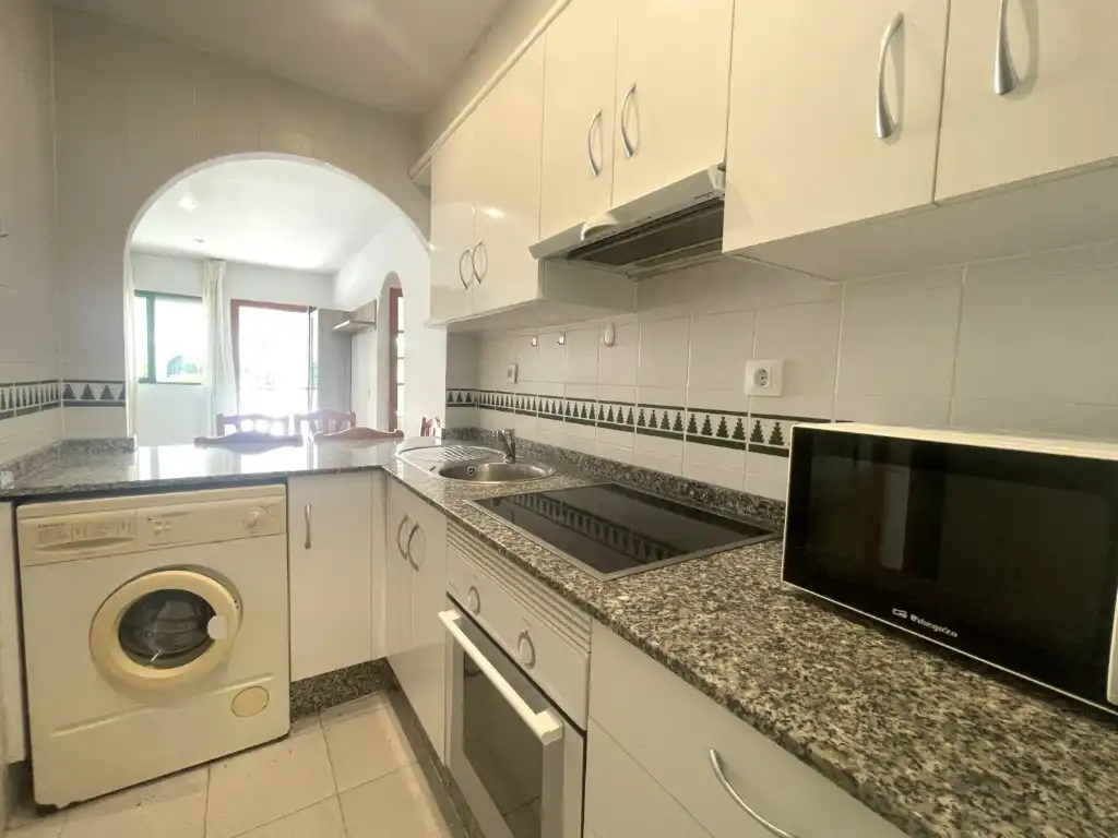 Kitchen of Apartments for sale in Vera  with Air Conditioner, Terrace and Furnished