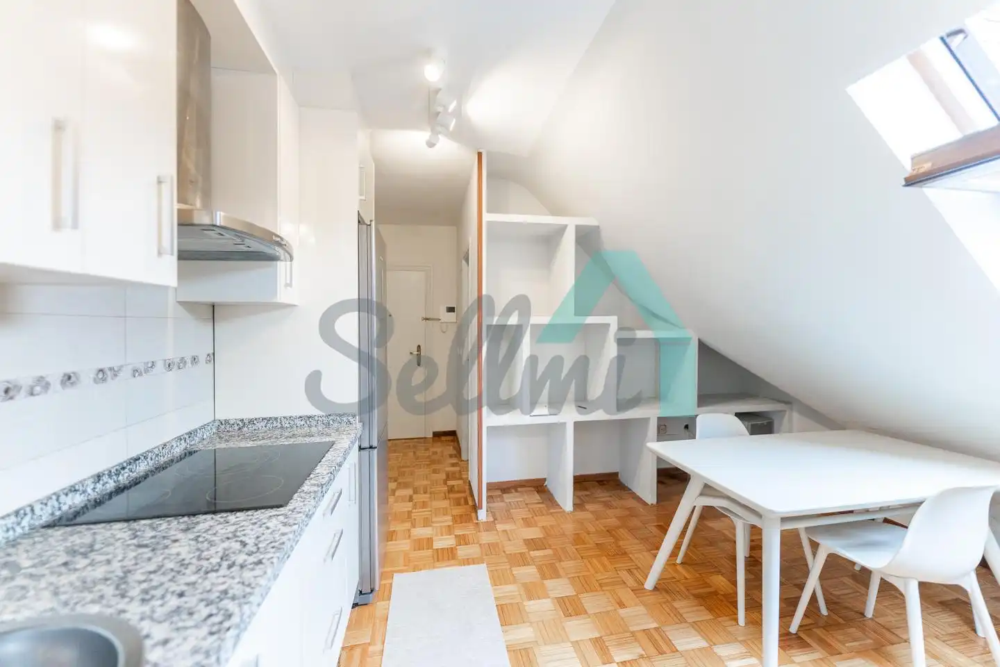 Kitchen of Flat for rent in Oviedo   with Parquet flooring and Furnished